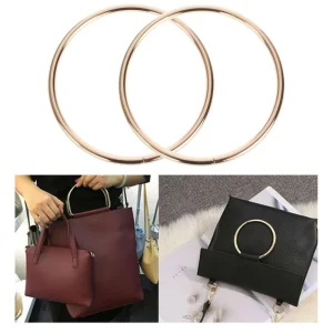 Marque Generique 4Pcs Poignées De Sac En Métal 2 Paires – 10cm – Sac Fabrication Arti… 13