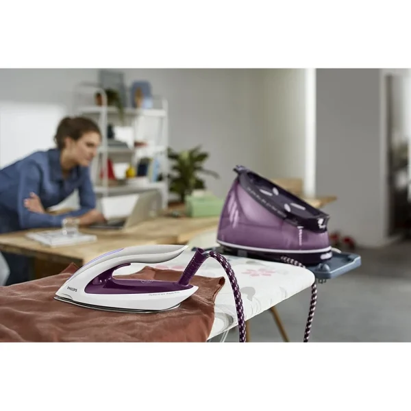 Philips Centrale Vapeur De 2,5L 6,5 Bars 2100W Blanc Violet 1