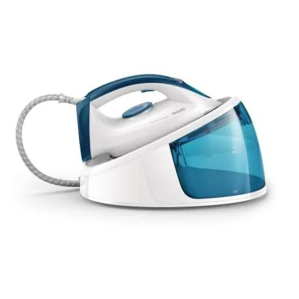 Philips Centrale Vapeur Fast Care Compact – GC6707/20 – Blanc/Bleu 1