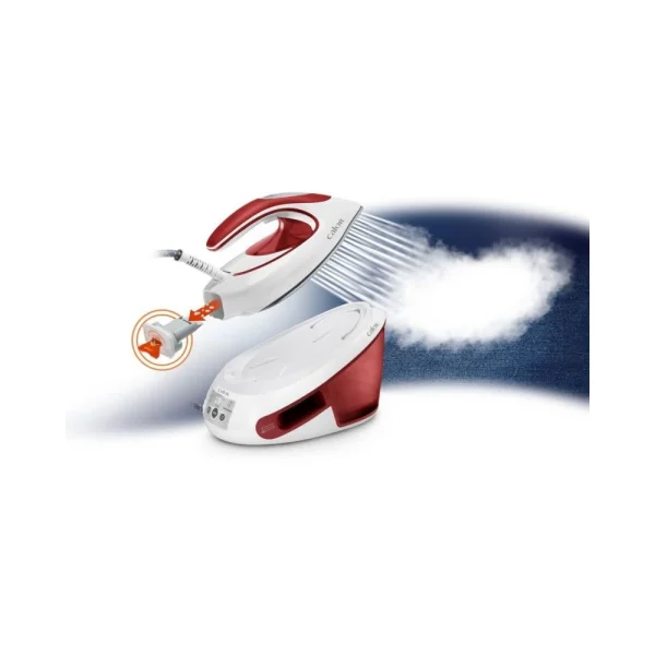 Calor Centrale Vapeur Express Anti-Calc – SV8030C0 – Blanc/Rouge 4