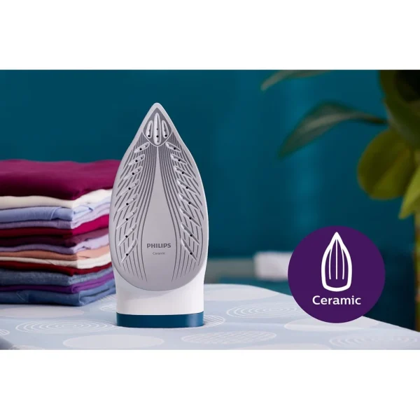 Philips Centrale Vapeur Fast Care Compact – GC6707/20 – Blanc/Bleu 8