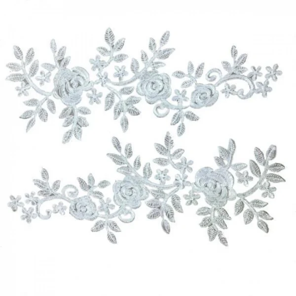 Marque Generique Applique De Dentelle Blanche 1