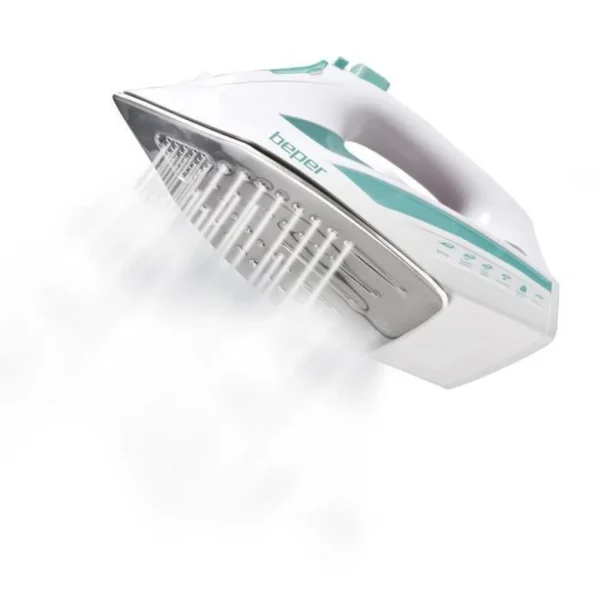 BEPER 50130 Fer A Repasser – 2200 W – 270 Ml – Bleu Sarcelle Et Blanc 5
