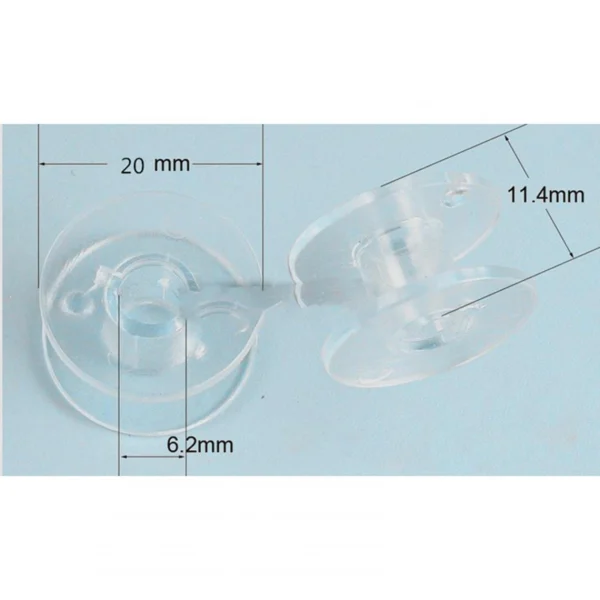 Marque Generique Bobines De Bobines De Machine à Coudre En Plastique Transparent 5