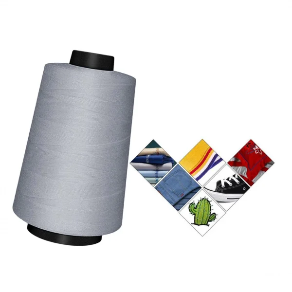 Marque Generique Bobines De Fil À Coudre Polyester Coloré Assorti Gris 6