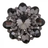Marque Generique Bouton Alliage Strass Shank Bouton Fleur Décor 17
