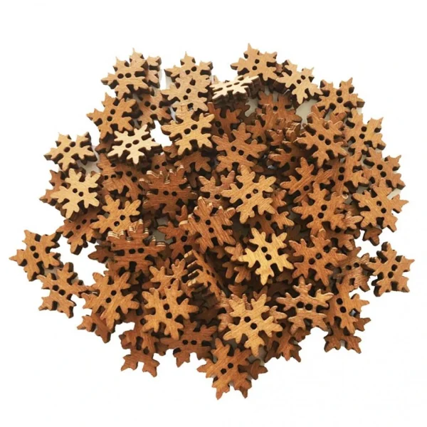 Marque Generique Boutons De Couture En Bois 4