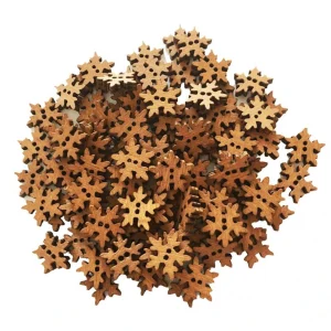 Marque Generique Boutons De Couture En Bois 13