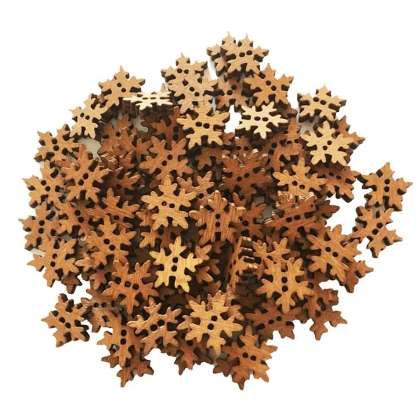 Marque Generique Boutons De Couture En Bois 5