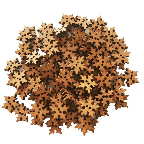 Marque Generique Boutons De Couture En Bois 6