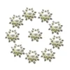 Marque Generique Boutons De Fleurs Strass Dos Plat Strass 17