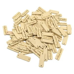 Marque Generique Boutons En Bois Vintage 9