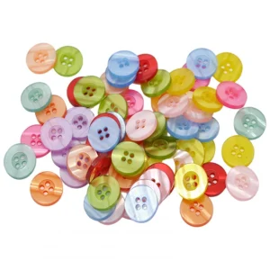 Marque Generique Boutons En Résine Pour L’artisanat De Couture 15mm 9