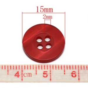 Marque Generique Boutons En Résine Pour L’artisanat De Couture 15mm 13