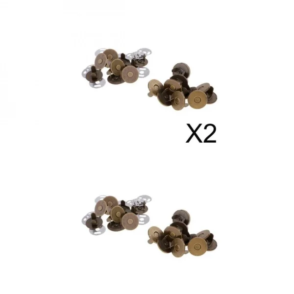 Marque Generique Boutons-pression Magnétiques Métalliques 1