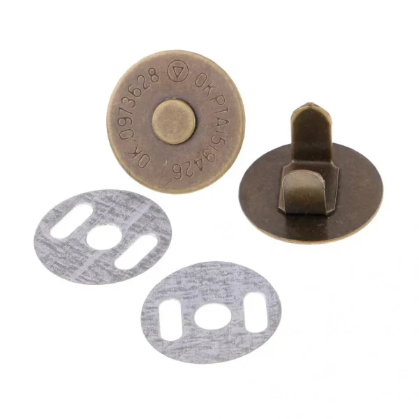 Marque Generique Boutons-pression Magnétiques Métalliques 6