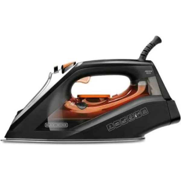 Black & Decker BXIR2601E Fer à Repasser 2600W Plastique Semelle En Céramique Noir 1