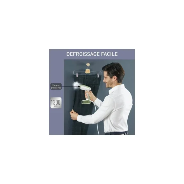 CALOR DT3053C0 Défroisseur Vapeur, 1300 W, Débit Vapeur 20 G/min, Ch… 4