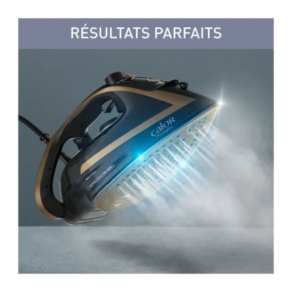 CALOR FV8064C0 Fer A Repasser Vapeur, 3000 W, Débit Vapeur 50 G/min, … 3