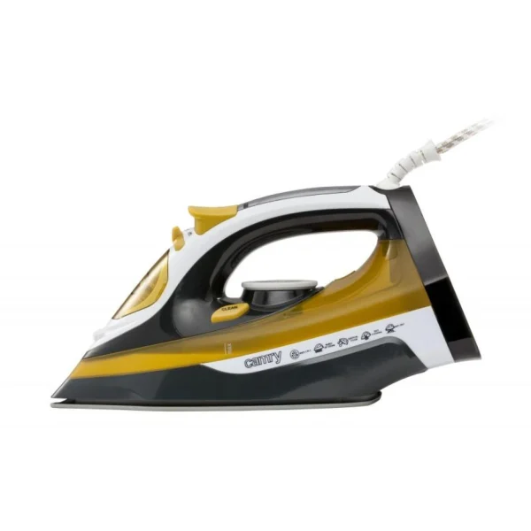 Adler Camry CR 5029 Fer à Repasser Fer à Vapeur Noir, Jaune 2400 W 1