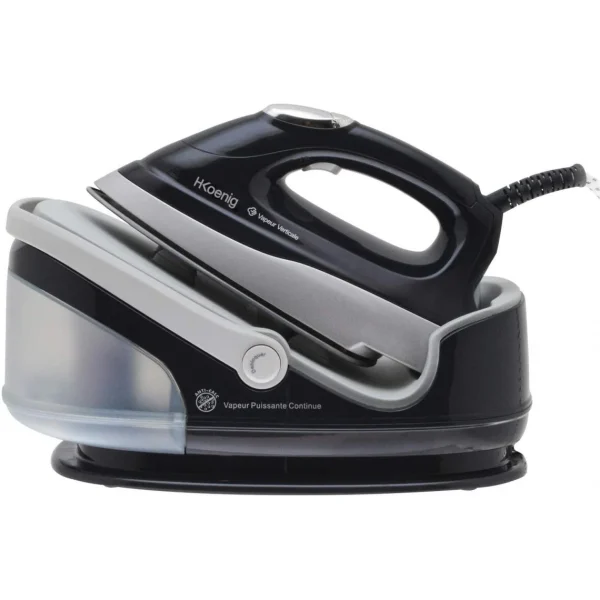 H.KOENIG Centrale Vapeur De 1,7L 2400W Gris Noir 1