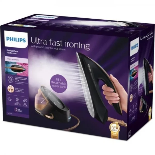 Centrale Vapeur PHILIPS PerfectCare Performer GC8755/80, 6,5 Bars, Pr… 5