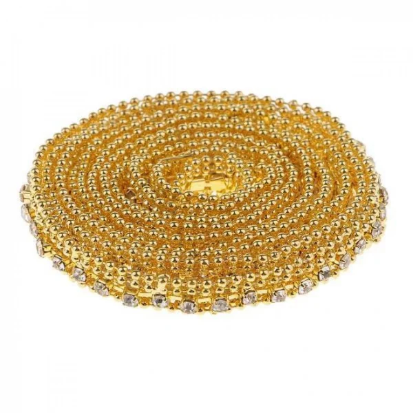 Marque Generique Chaîne De Perle Dentelle Diamant Cristal Lace 1