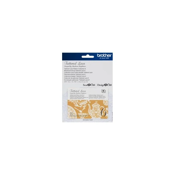 Brother Collection 6 Motifs Dentelle ScanNCut Canvas BROTH 1