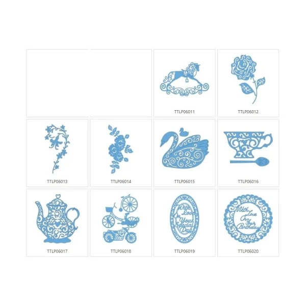 Brother Collection 6 Motifs Dentelle ScanNCut Canvas BROTH 4