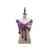 Wewoo Collier De Broderie De Dentelle De Fleur De Couleur Creuse En Trois Di… 7