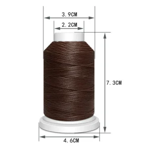 Marque Generique Cordon En Polyester Fil Ciré Pour Coudre Le Café Artisanal En Cuir 9