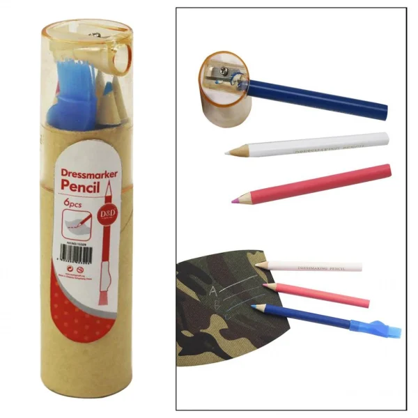 Marque Generique Couture Craie Crayon Ensemble, 3 Couleurs Crayon À Coudre Marque, Sur… 5