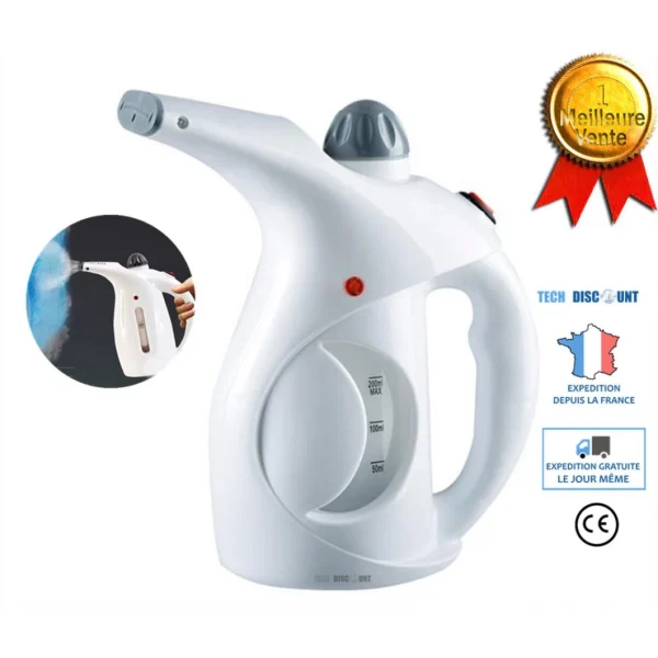Tech Discount Défroisseur Vapeur à Main De Voyage Fer à Repasser Sans Fil Portabl… 1