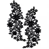 Marque Generique Dentelle De Venise Floral Noir Applique Guipure Dentelle Brodé Motif … 17