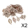 Marque Generique Embellissement En Bois Inachevé DIY 14