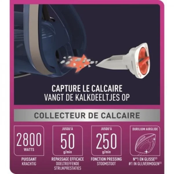 Fer A Repasser CALOR FV6830C0 Ultragliss Anti-Calc Plus , Vapeur 50g/m… 5
