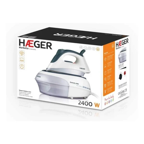 Fer à Repasser Générateur De Vapeur Haeger Marbella 0,9 L 2400W 6