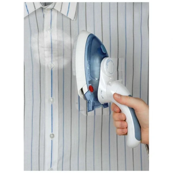 Clatronic Fer à Vapeur De Voyage Broyeur De Peluches Repassage Vertical 800W Bl… 5