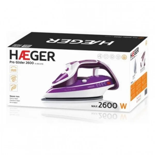 Fer à Vapeur Haeger Pro Glider 2600W 3