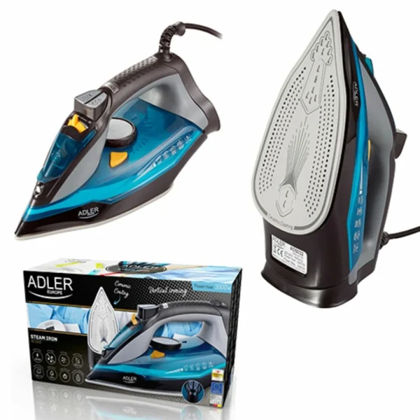 Fer à Vapeur Repassage Multifonction Avec Pied Céramique 3000W Adler… 5