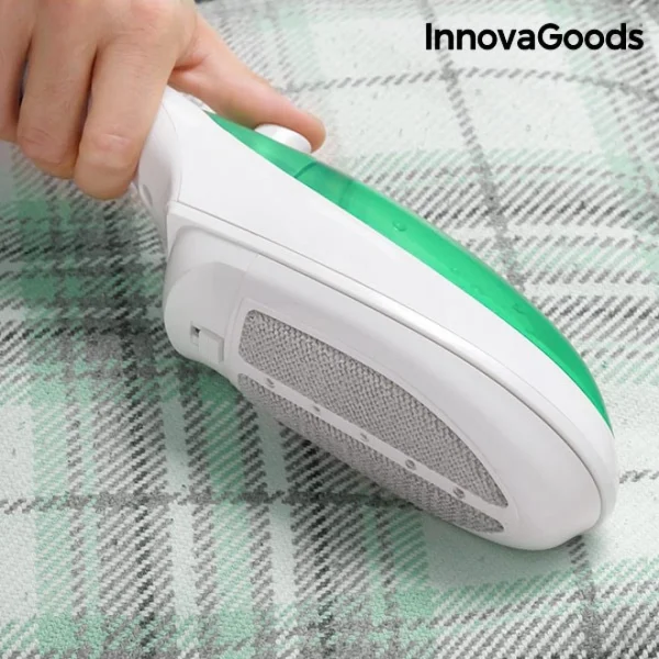 Fer à Vapeur Vertical InnovaGoods 1000W Blanc Vert 4