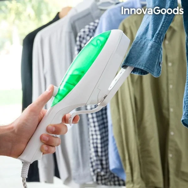 Fer à Vapeur Vertical InnovaGoods 1000W Blanc Vert 5