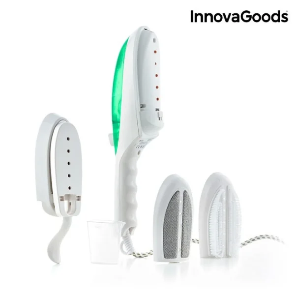 Fer à Vapeur Vertical InnovaGoods 1000W Blanc Vert 6