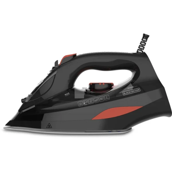 Black & Decker Fer à Repasser BXIR3000E 3000W Noir Et Rouge 1
