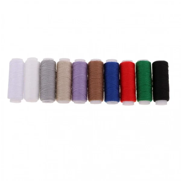 Marque Generique Fil De Couture De Jeans De Cuir De 10 Bobines Fort Pour La Main / Mach… 3