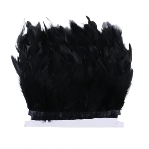 Marque Generique Garniture à Franges En Plumes Garniture De Plumes De Coq 9