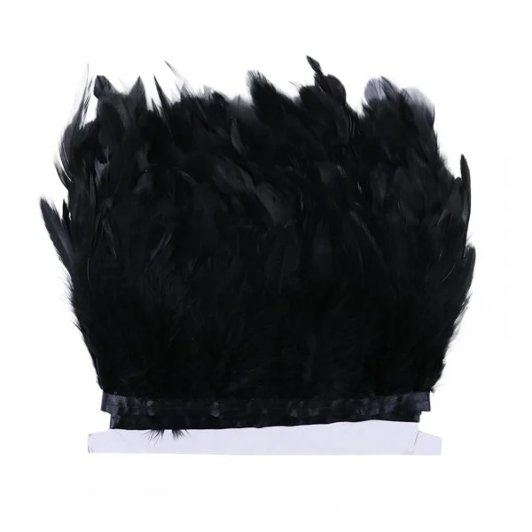 Marque Generique Garniture à Franges En Plumes Garniture De Plumes De Coq 3