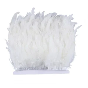 Marque Generique Garniture à Franges En Plumes Garniture De Plumes De Coq 13