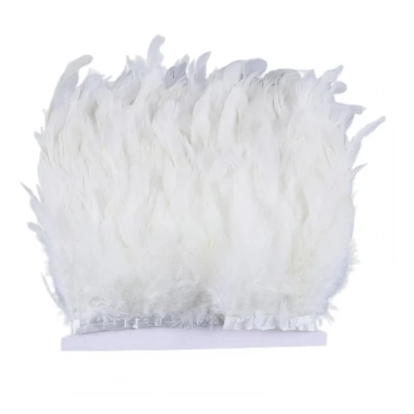 Marque Generique Garniture à Franges En Plumes Garniture De Plumes De Coq 5