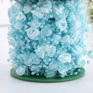 Marque Generique Guirlande De Perles Perles Garniture De Chaîne Bricolage Mariage Mari… 15